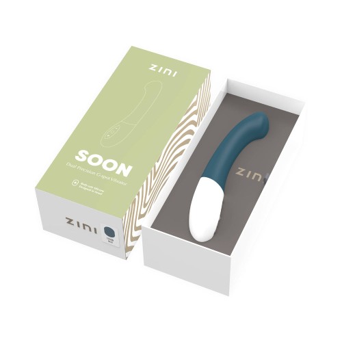 Zini Soon Vibrador Dual de Precisión para Punto G Azul