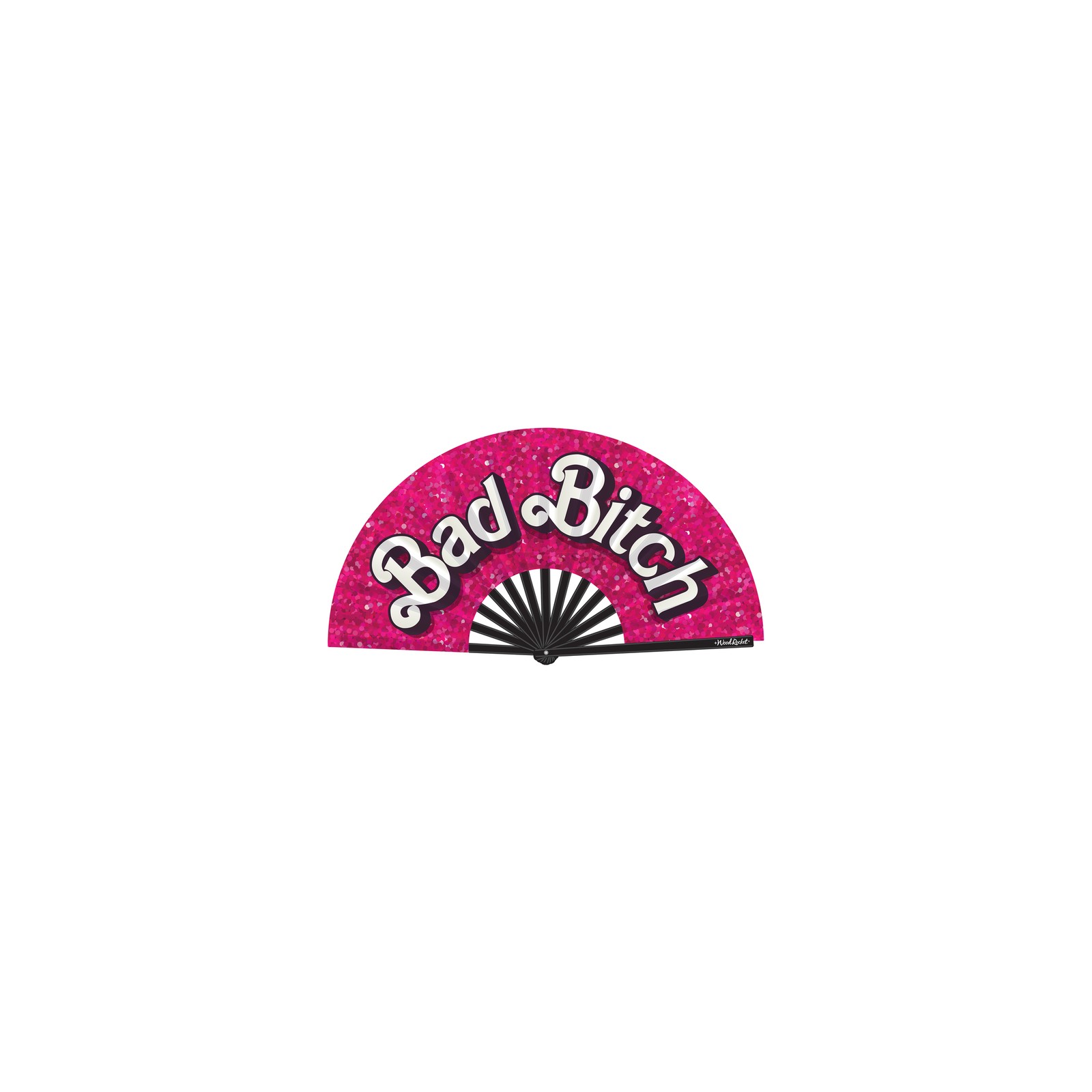 Bad Bitch Colorful Folding Hand Fan