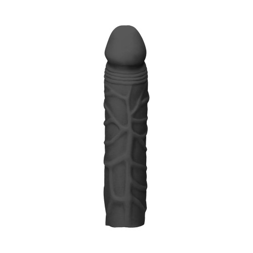 Realistic 7 inch Penis Extender Sleeve Black