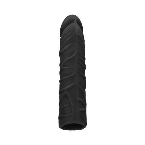 Manga Extensora de Pene Realista de 7 in. Negra