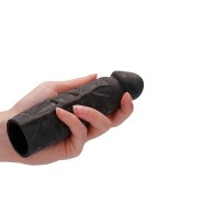 Realistic 7 inch Penis Extender Sleeve Black