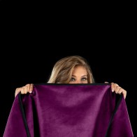 Liberator Fascinator Travel Throw in Purple