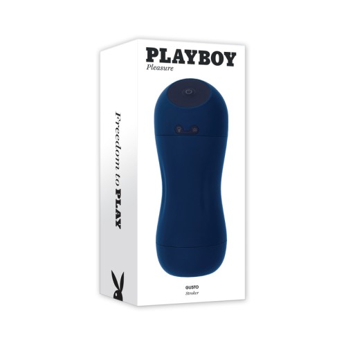 Masturbador Vibrador y Succionador Playboy Gusto Recargable Navy