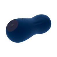 Playboy Gusto Rechargeable Sucking Vibrating Stroker Navy