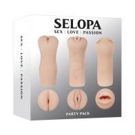 Selopa 3-Piece Stroker Pack