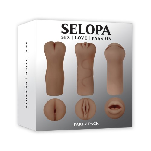 Selopa Party Pack 3-Piece Stroker Pack