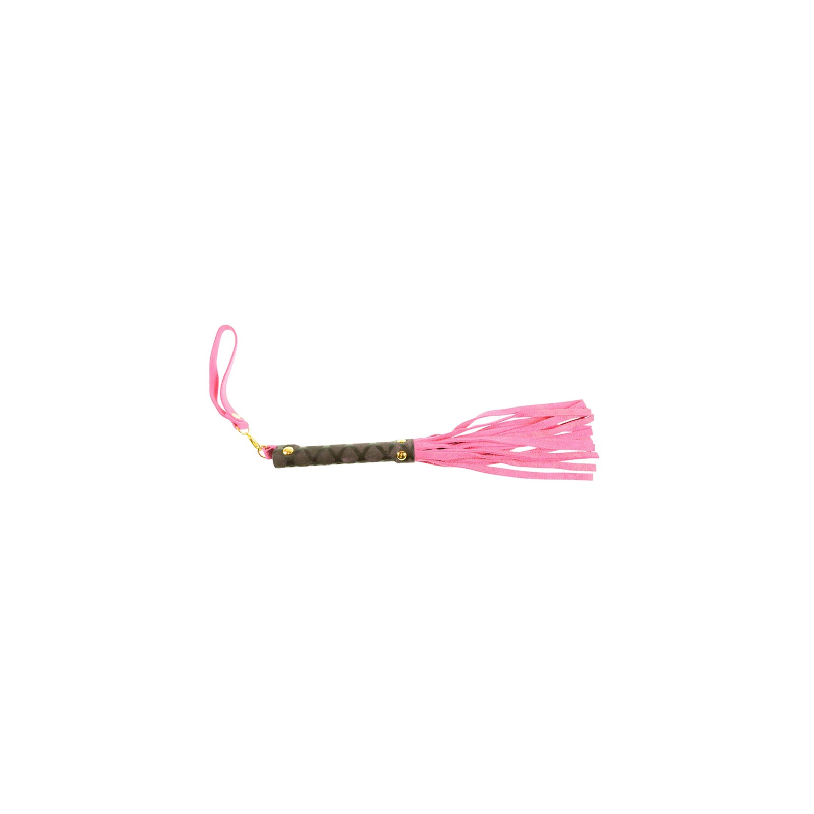 Mini Flogger de Cuero Ple'sur Rosa - Perfecto para Aventuras Juguetonas