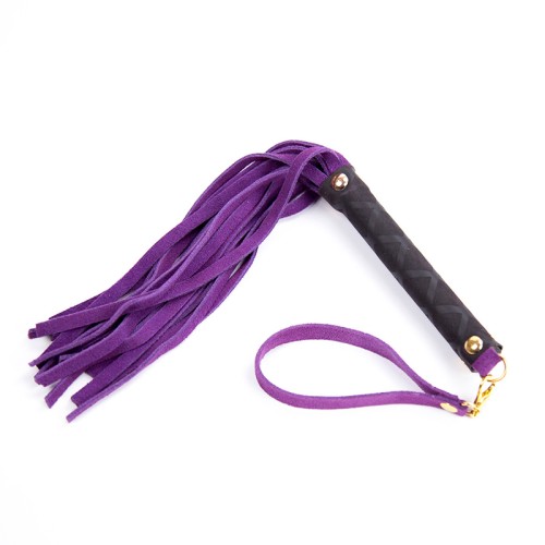 Mini Flogger de Cuero Ple'sur Morado