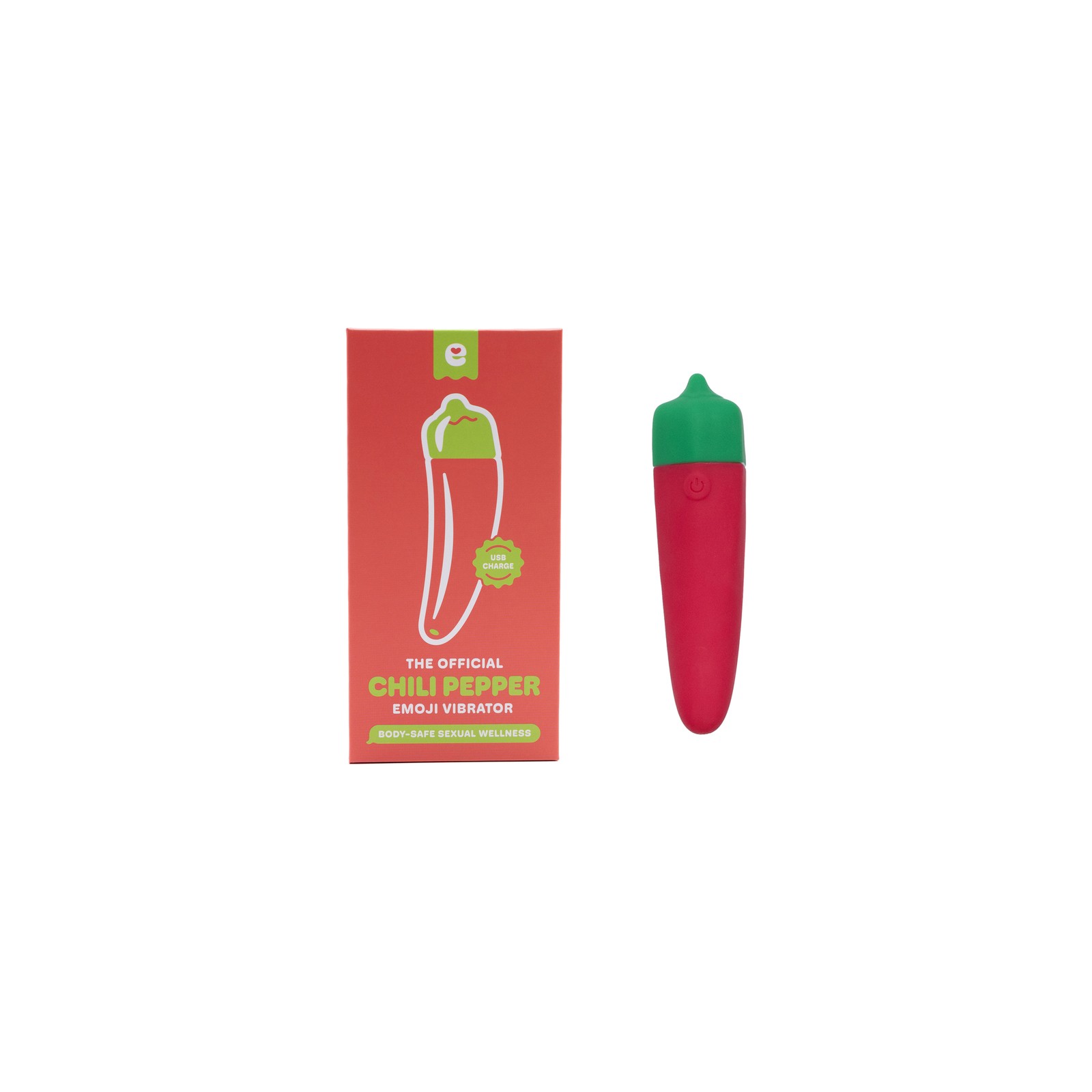 Emojibator Chile Picante Vibrador USB