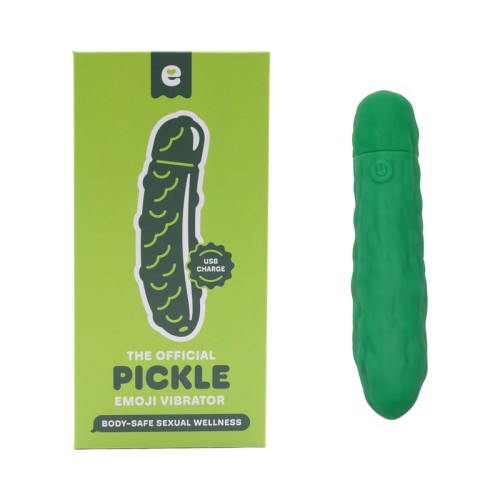 Emojibator Pickle USB - Fun Vibration Toy for Adults