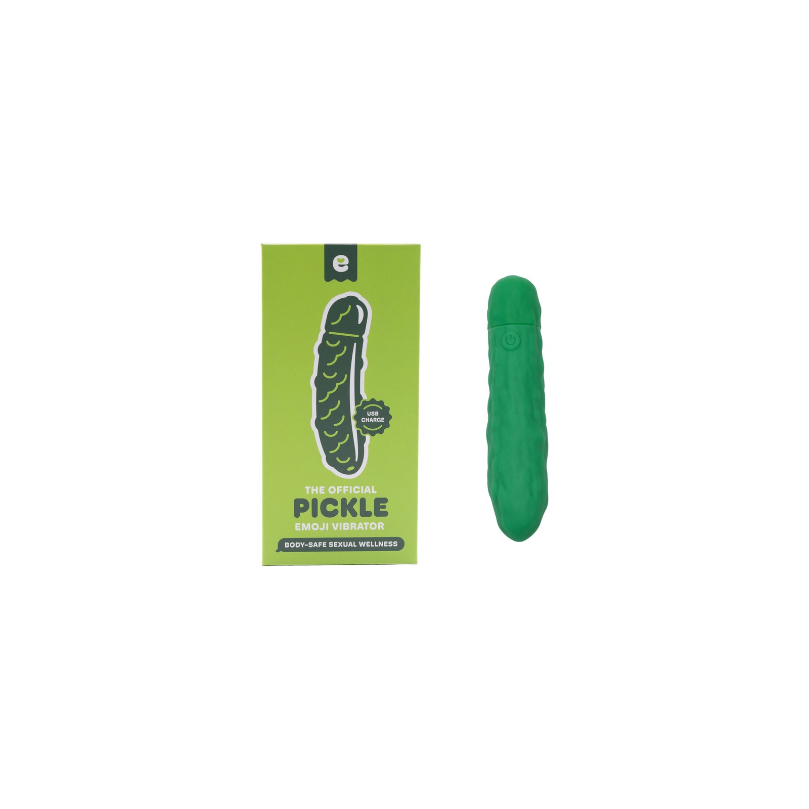 Emojibator Pickle USB - Fun Vibration Toy for Adults