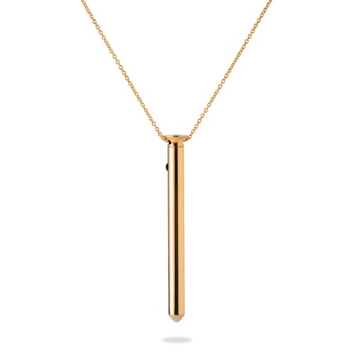 Crave Vesper 2 Gold Plated Vibrator Necklace