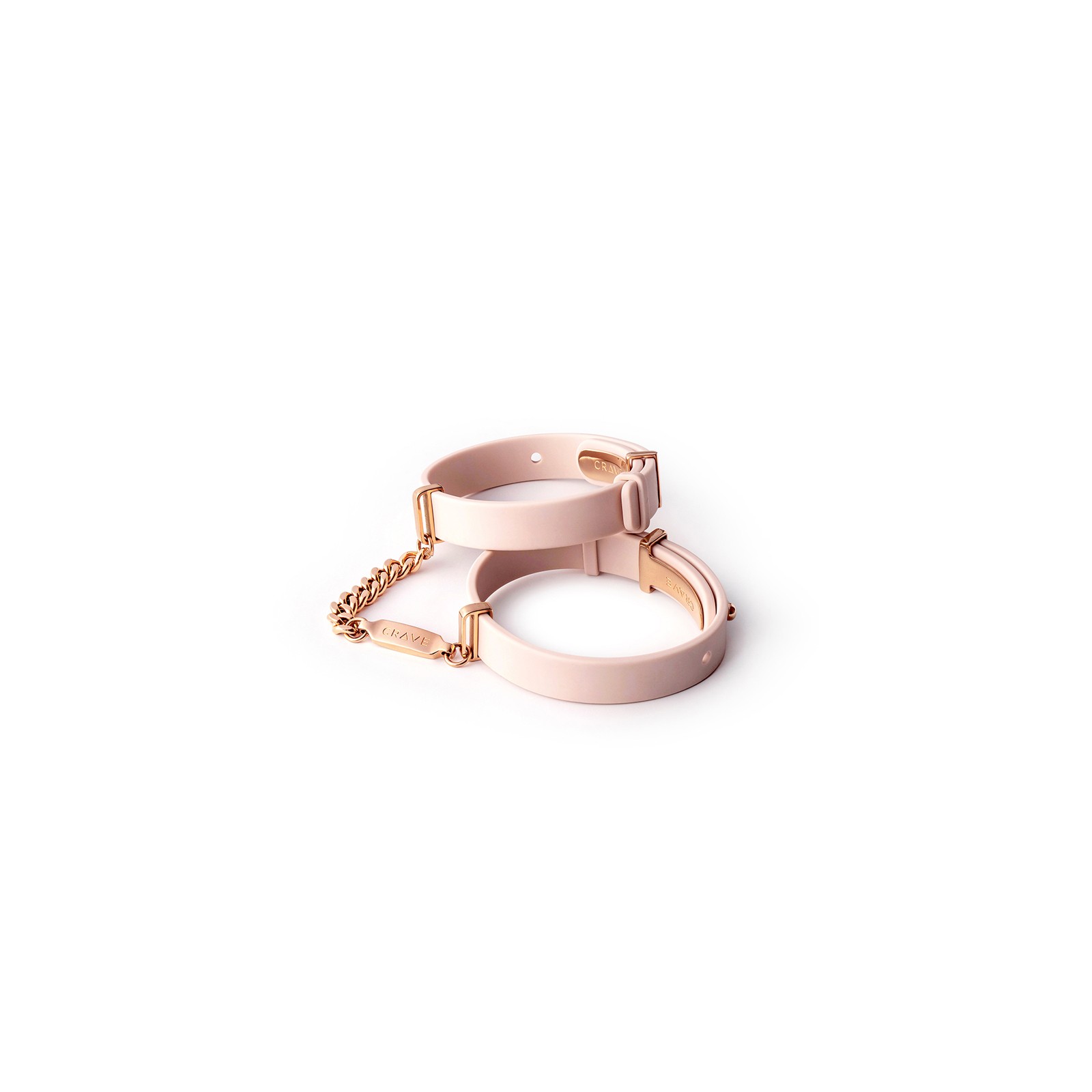 Crave ID Cuffs - Pink/Rose Gold Pleasure Jewelry