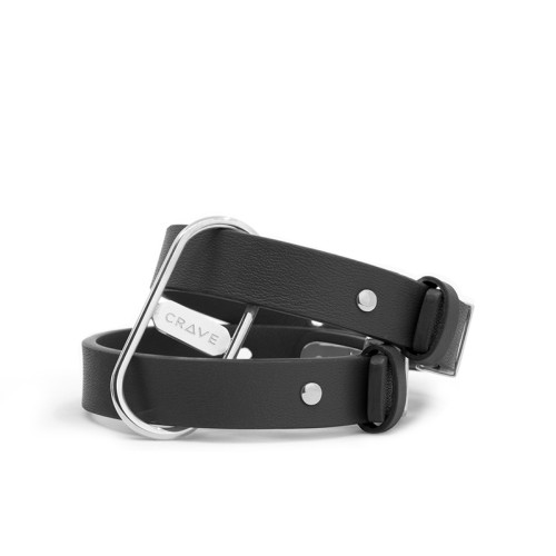 Crave ICON Cuffs Black Silver Luxury Restraints