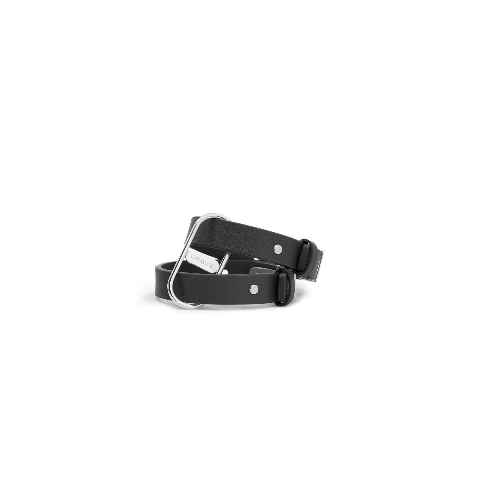 Crave ICON Cuffs Black Silver Luxury Restraints