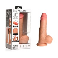 Jock Real Skin Silicone Dildo with Balls 8 in.