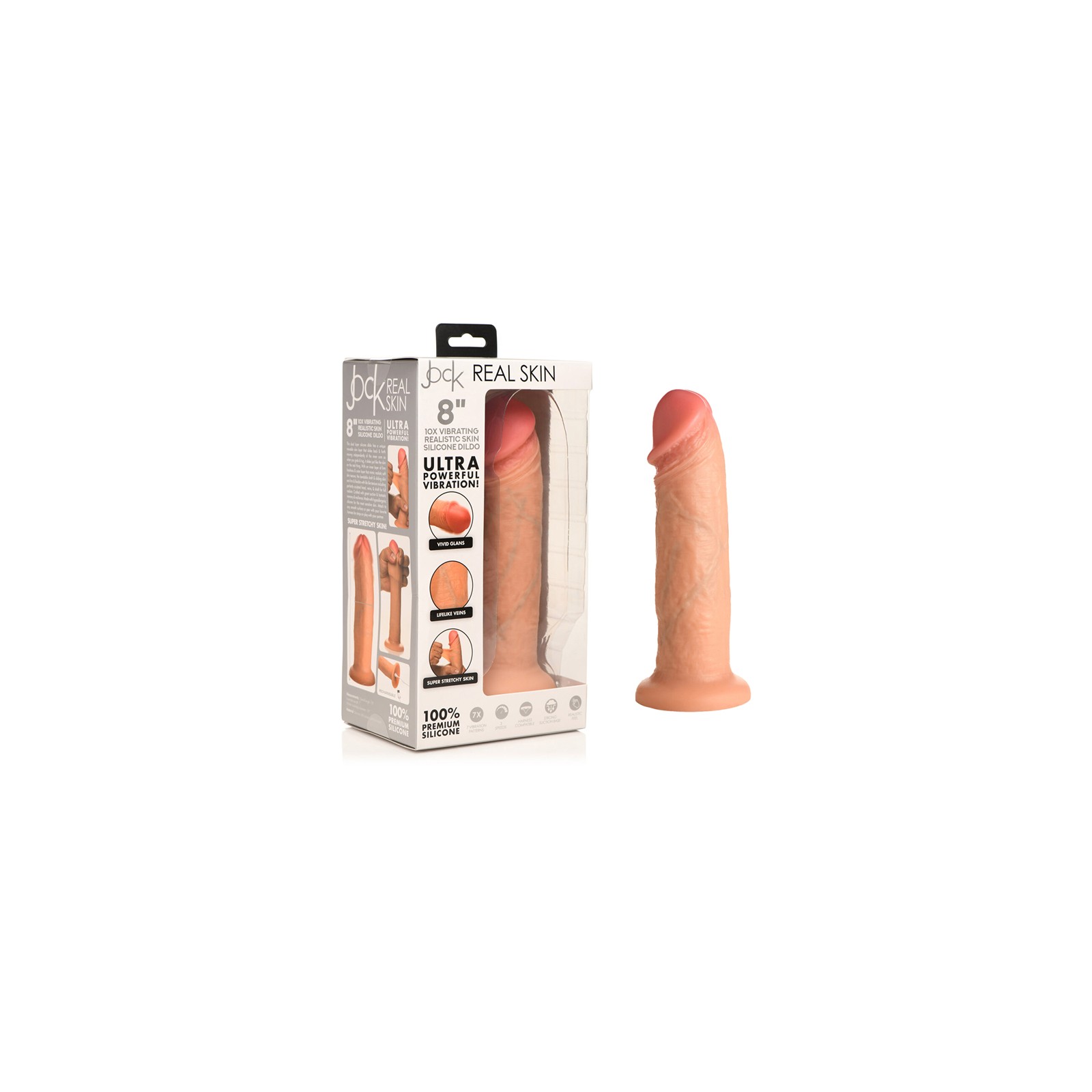 Jock Real Skin Vibrating Dildo - Lifelike Pleasure