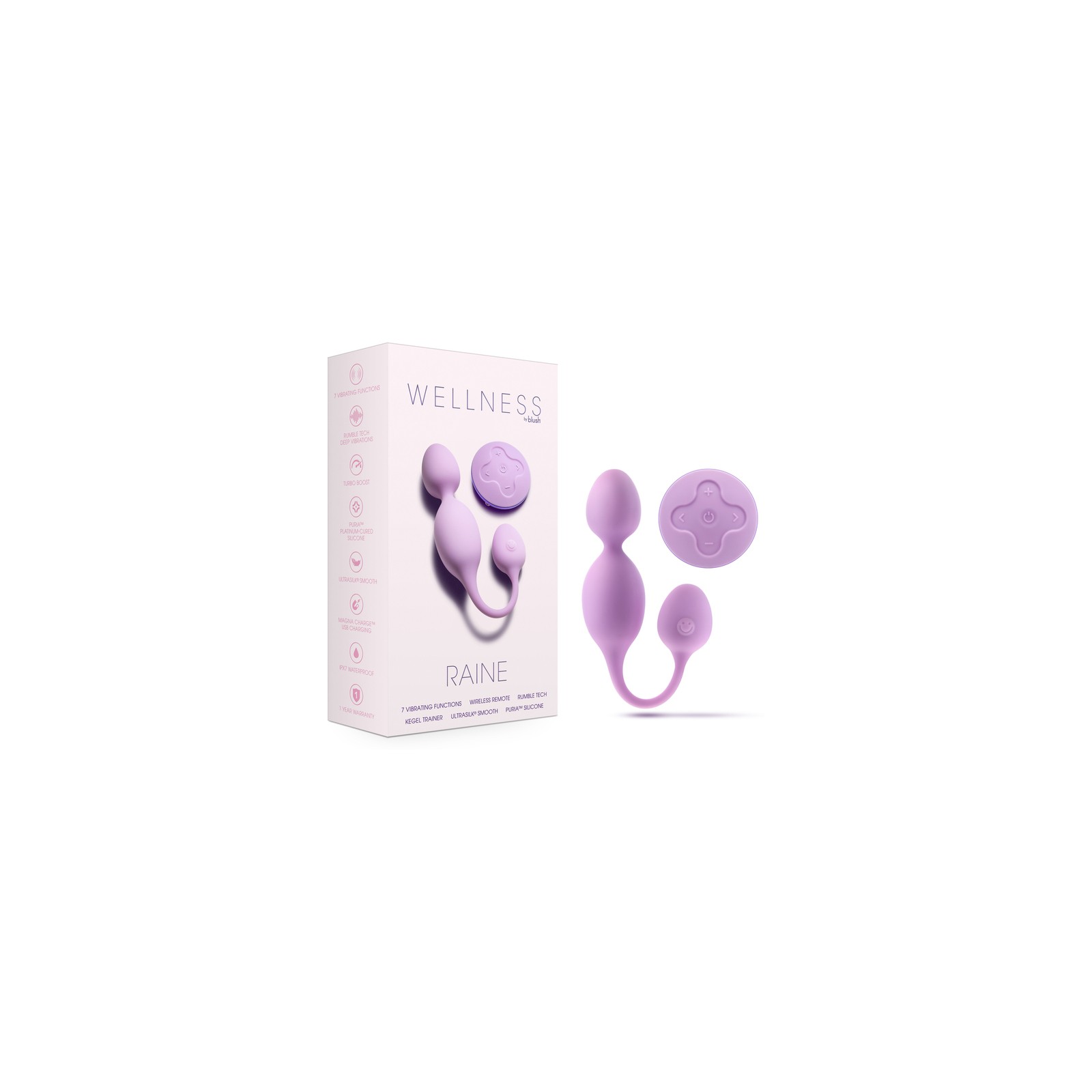 Wellness Raine Vibrating Kegel Ball Lilac