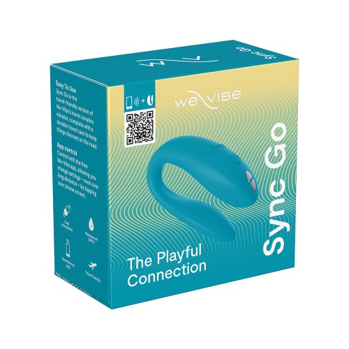 We-Vibe Sync Go Vibrator for Couples - Turquoise