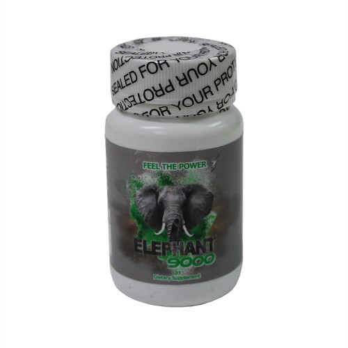 Potenciador Masculino Elephant 9000 Botella de 12 Cts