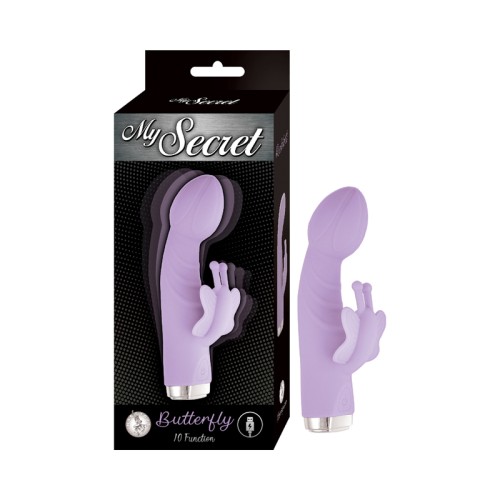 My Secret Butterfly Dual Stimulator Purple