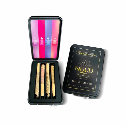 NUUD NUUDIES Porros Sexuales Preenrollados 4-Pack - Realza la Intimidad