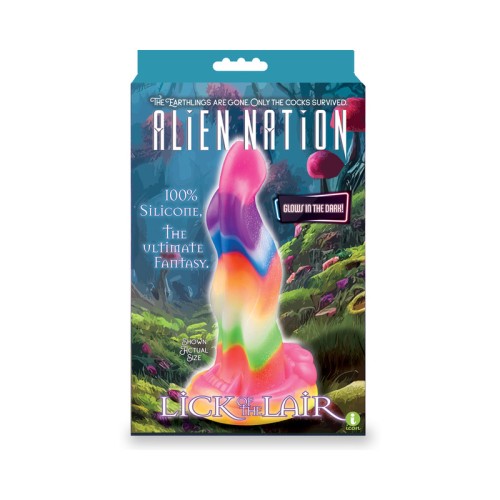 AlienNation Lick of the Lair Dildo que Brilla en la Oscuridad