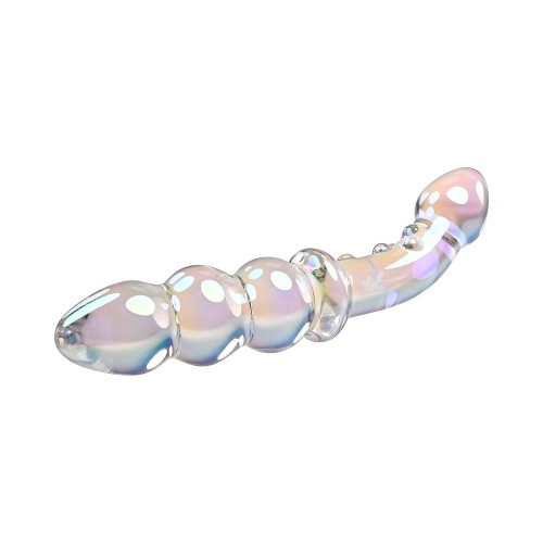 Dildo de Cristal Doble Playboy Jewels - Placer Lujoso