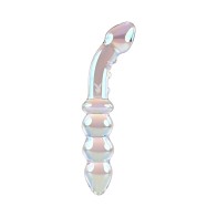 Dildo de Cristal Doble Playboy Jewels - Placer Lujoso