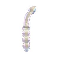 Dildo de Cristal Doble Playboy Jewels - Placer Lujoso