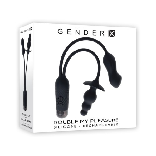 Gender X Doble Mi Placer Juguete de Doble Motor