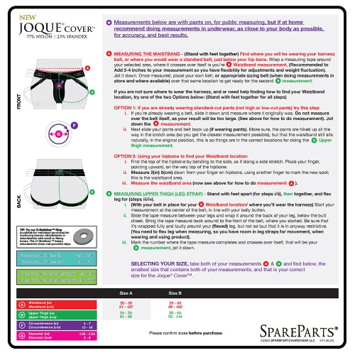 SpareParts Joque Cover Underwear Harness - Ultimate Pleasure