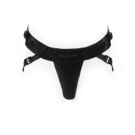 SpareParts Deuce Cover Underwear Harness Black Double Strap Size B