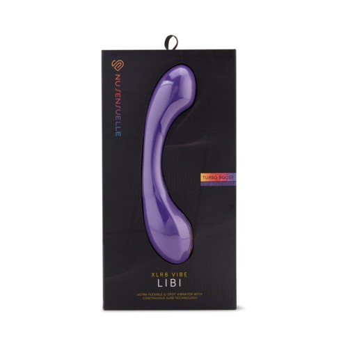 Vibrador Flexible para G-Spot Nu Sensuelle Libi XLR8 Púrpura Profundo