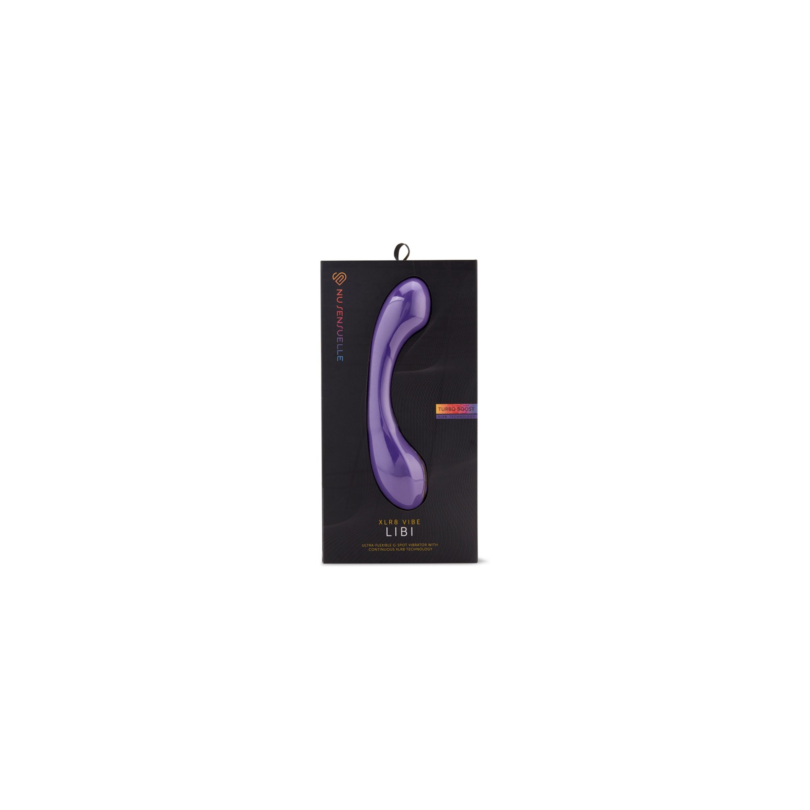 Vibrador Flexible para G-Spot Nu Sensuelle Libi XLR8 Púrpura Profundo