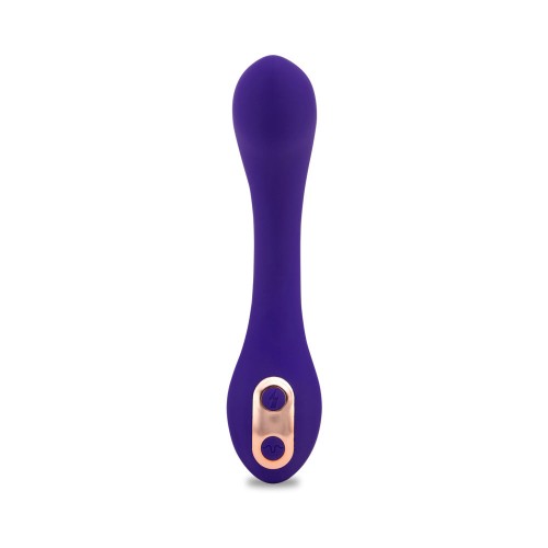 Vibrador Flexible para G-Spot Nu Sensuelle Libi XLR8 Púrpura Profundo