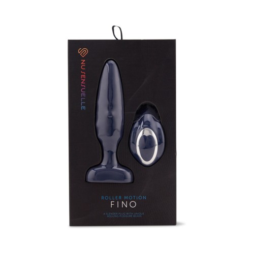 Plug de Movimiento Roller Nu Sensuelle Fino Azul Marino