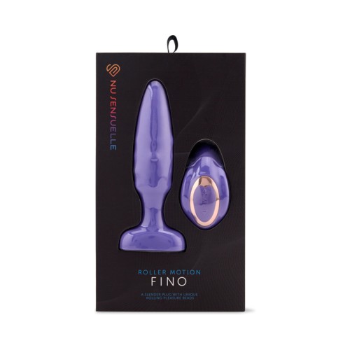 Nu Sensuelle Fino Plug de Movimiento Roller Ultra Violeta