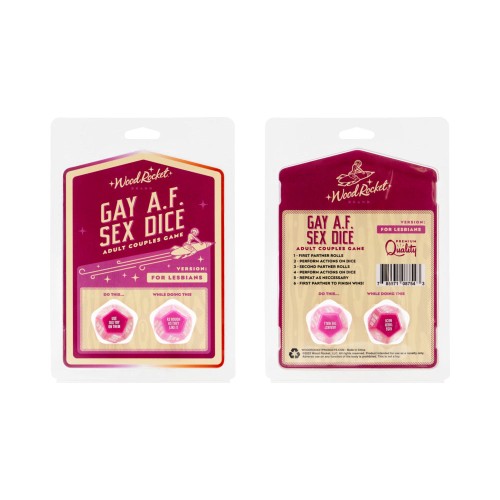 Gay AF Lesbian Sex Dice for Fun and Adventure