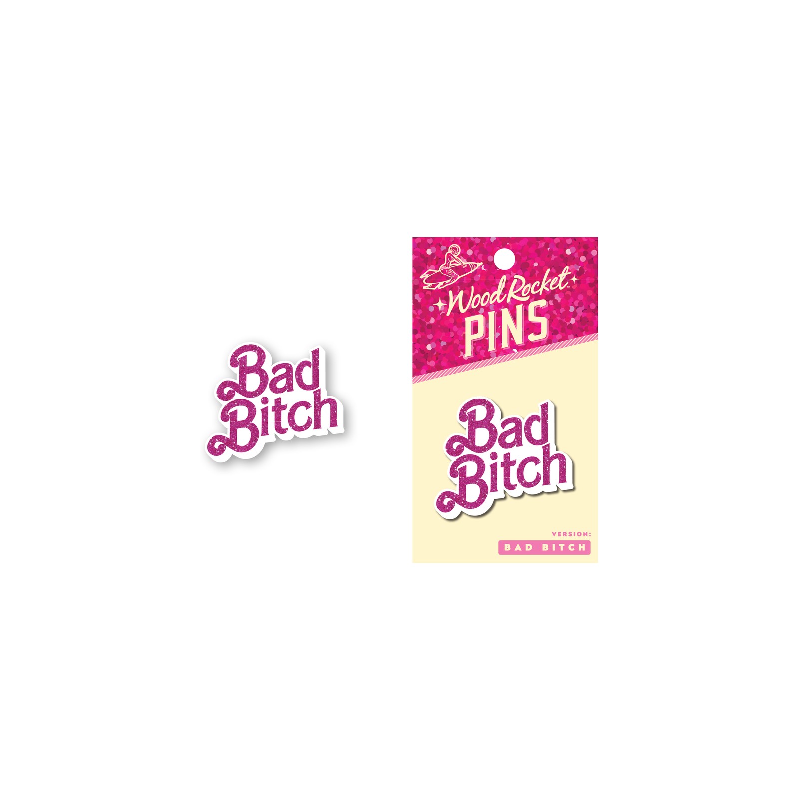 Pin de Esmalte Bad Bitch para Estilo Divertido