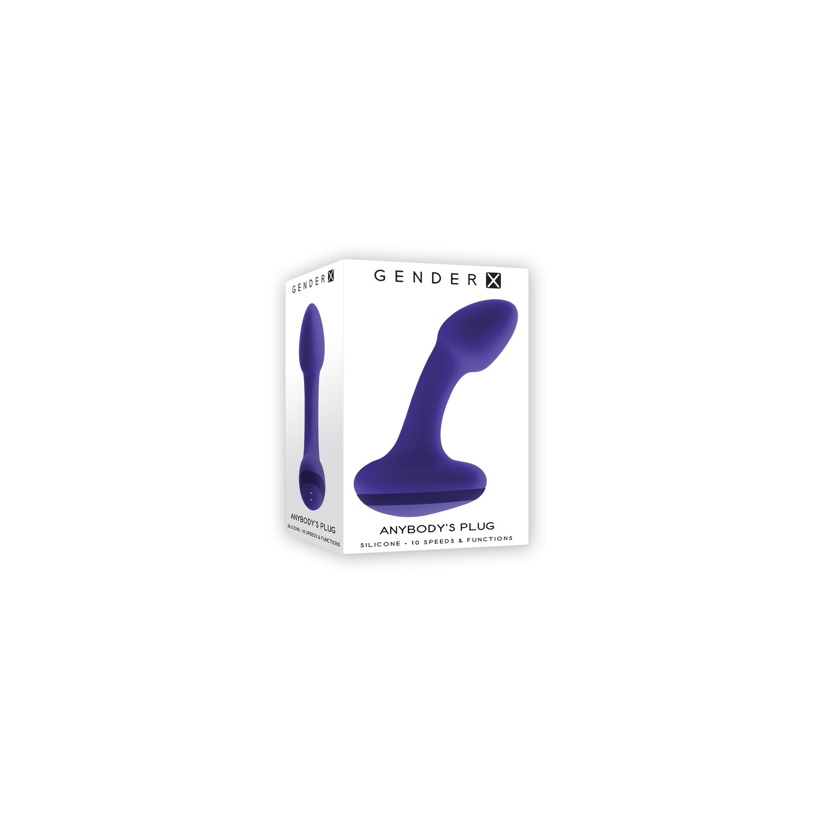 Plug Recargable de Silicona Gender X