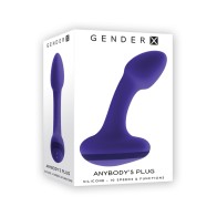 Plug Recargable de Silicona Gender X