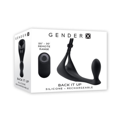 Gender X Lasso C-Ring and Vibrating Plug for Dual Pleasure