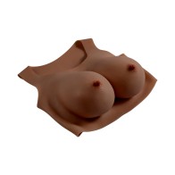 Lifelike E-Cup Silicone Breast Plate for Comfort