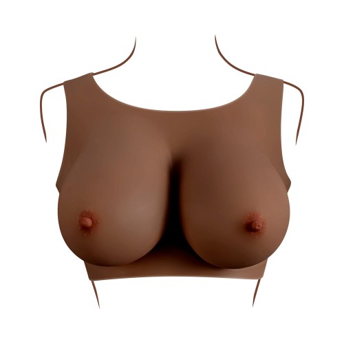 Lifelike E-Cup Silicone Breast Plate for Comfort