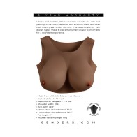 Lifelike E-Cup Silicone Breast Plate for Comfort