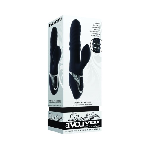 Evolved Ring It Home Rechargeable Dual Stimulator Vibrator