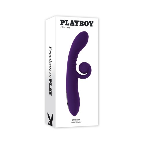 Playboy Curlicue Dual Stim Silicone Vibrator