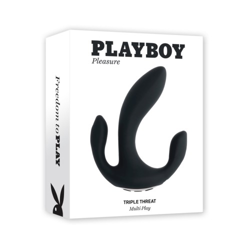 Vibrador Rechargeable Playboy Triple Threat Come Hither