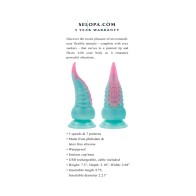 Dildo Vibrador Recargable Silicona Multicolor